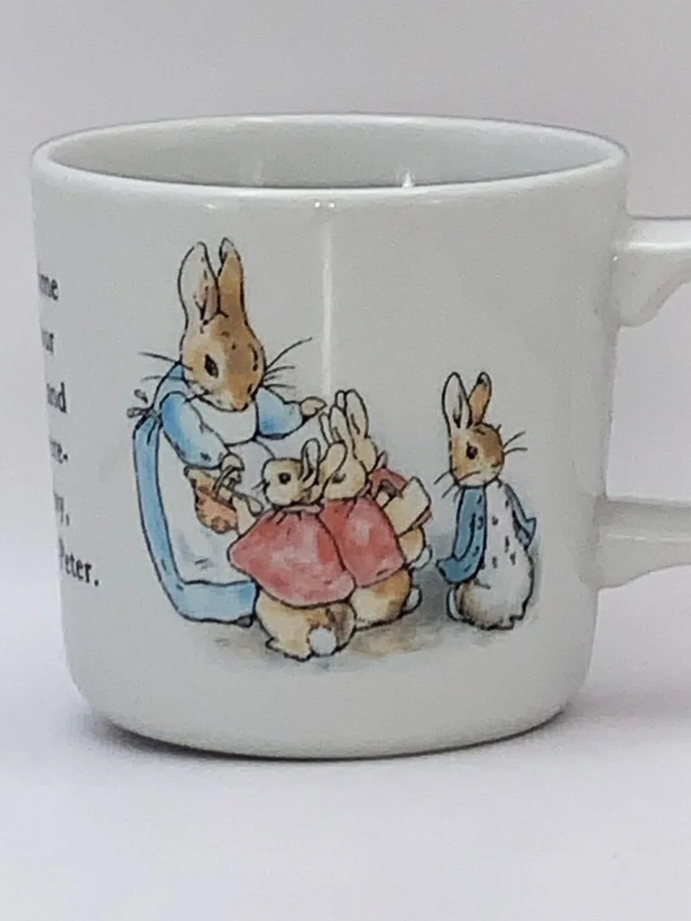 1991 Peter Rabbit‎ Beatrix Potter Wedgwood Child's Set Mug Plate Bowl NOS in Box
